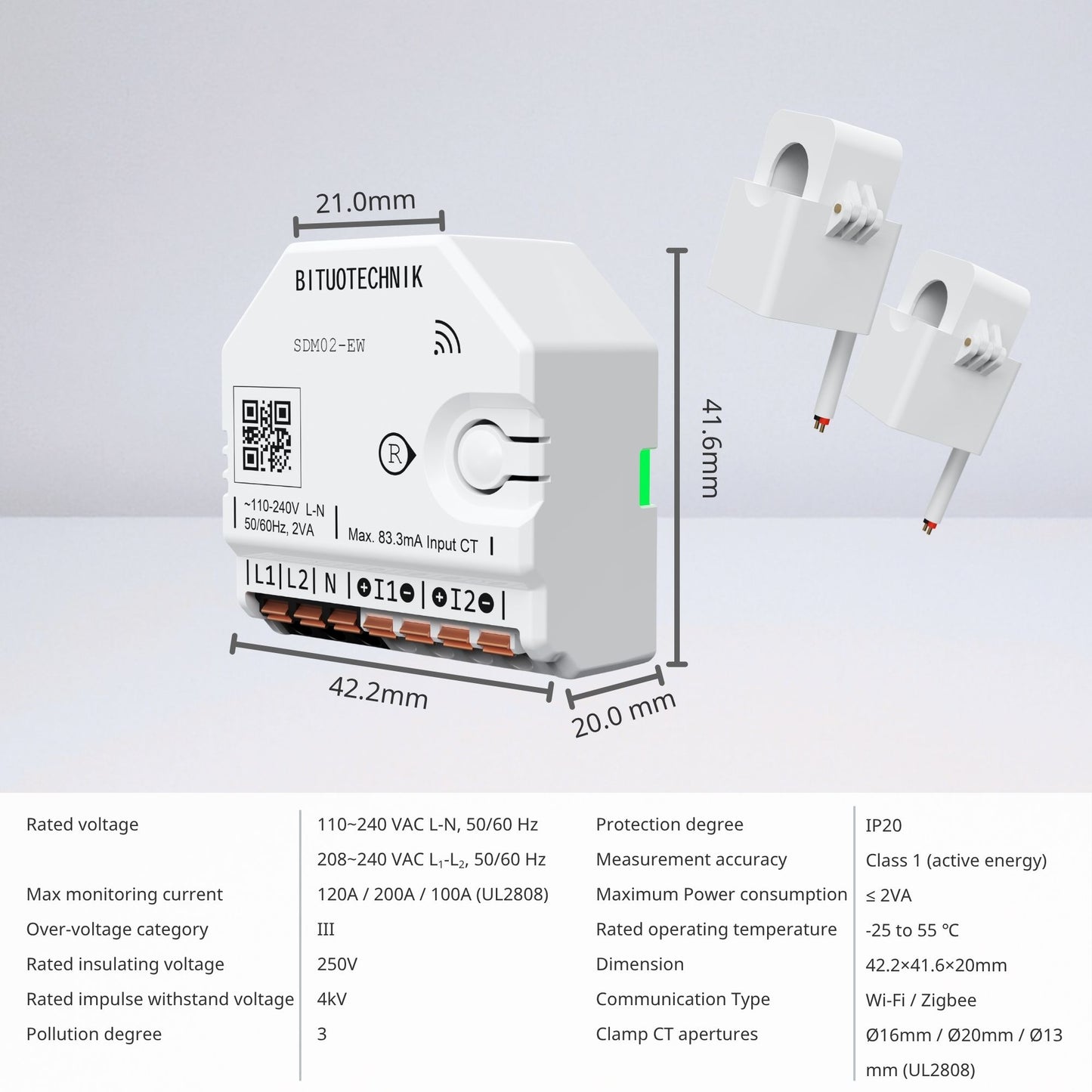 SDM02 / SP Compact Energy Meter