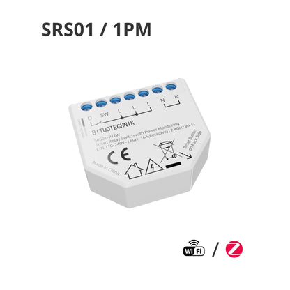 SRS/1PM Single-Channel Smart Relay Switch with Power Monitoring